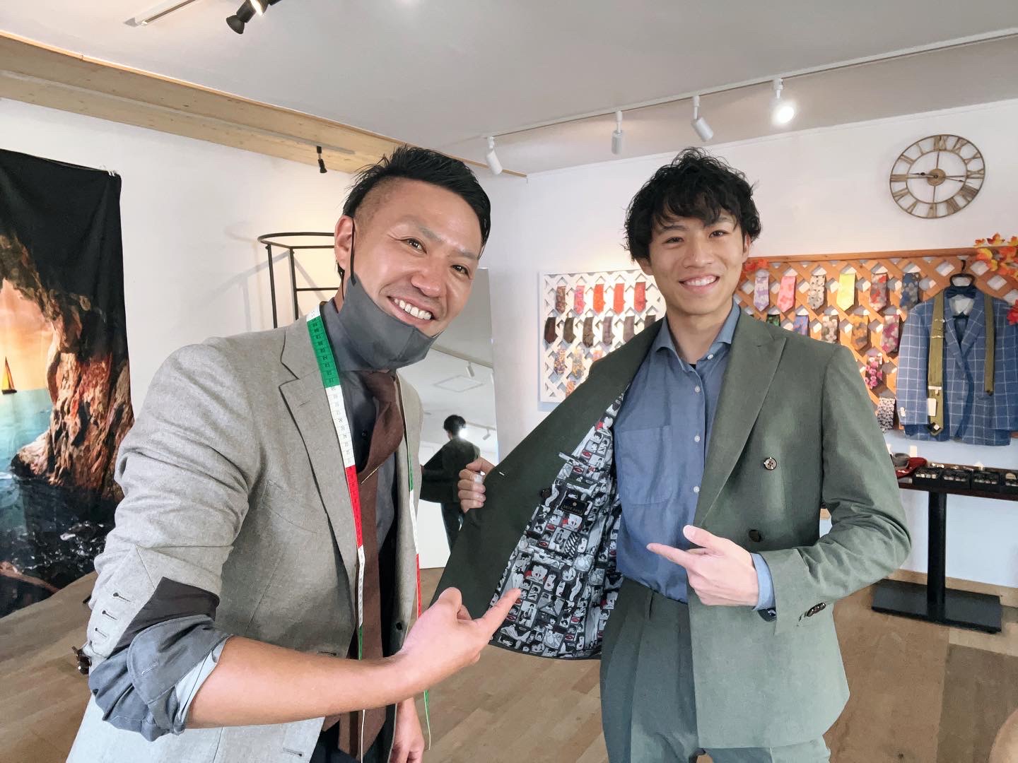 新潟市オーダースーツYASS ONOZUKA TAILOR